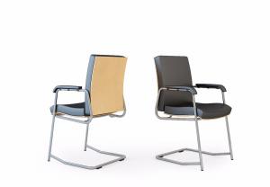 现代弓字形办公休闲椅