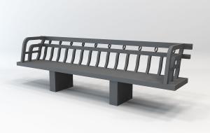 中式古建筑凉亭座椅、石凳组合