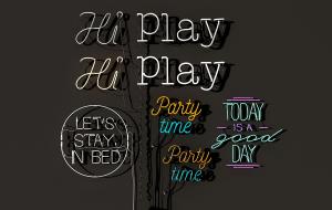 节日背景墙装饰霓虹灯彩灯