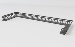 中式公共座椅、户外休闲椅组合