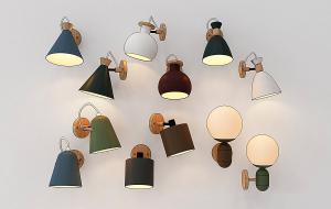 北欧圆形、锥形、球形金属灯罩