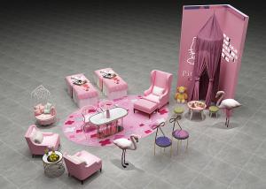 现代网红美容院按摩床、摇椅组合