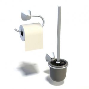 卫生间卷纸、马桶刷子套装