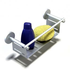 卫生间不锈钢储物架