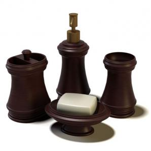 枣红色卫浴套装