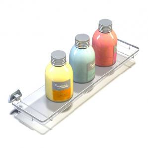 卫生间金属边框、方形储物架