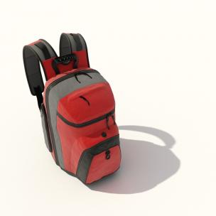 大容量背包3d模型 大容量背包