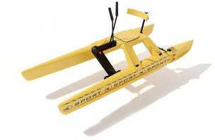 单人水上自行车