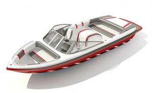 前后都可坐人的快艇