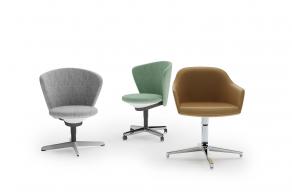 现代布艺休闲椅、转椅、办公椅组合