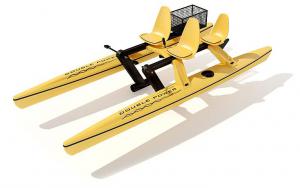 三人位水上自行车