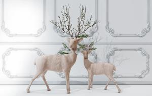 欧式麋鹿雕塑、装饰品