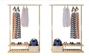 玄关衣服、鞋子衣架收纳3d模型 玄关衣服、鞋子衣架收纳