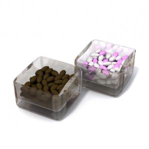方玻璃盒、糖果