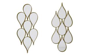 拼接水滴装饰镜子、挂镜