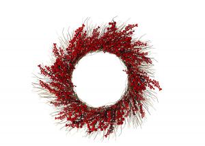 现代铁丝红果装饰镜子框、镜面