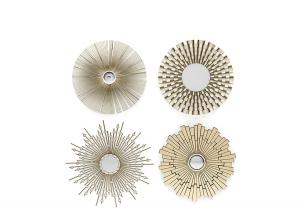 现代铁艺圆形装饰镜子、镜框