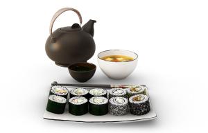厨房用品寿司、汤、茶壶