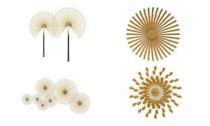 现代轻奢铁艺蒲公英造型墙饰