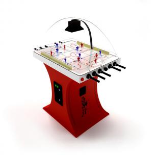 6杆冰球桌3d模型 6杆冰球桌