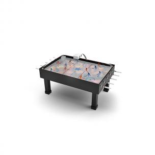 有人物的冰球桌