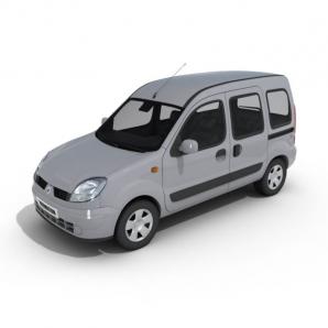 灰色长头面包车