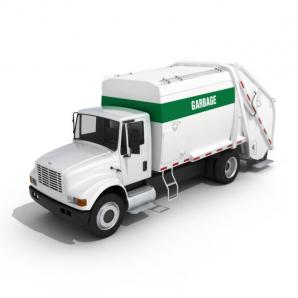 垃圾车、垃圾清运车3d模型 垃圾车、垃圾清运车