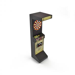 深灰色立式电子飞镖机