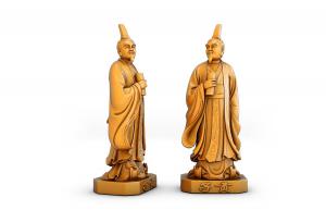 中式子贡雕塑、摆件