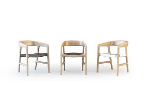 新中式实木圈椅、单椅、休闲椅组合