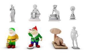 小矮人、大卫、童话人物雕塑、摆件