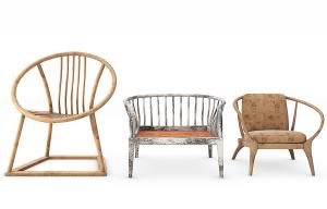 新中式实木椅子、圈椅组合