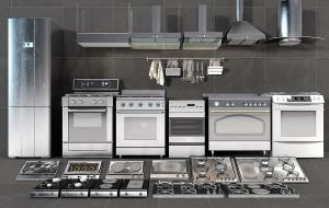 电冰箱、燃气灶、消毒柜组合 厨房电器