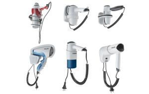 现代壁挂式放置吹风机