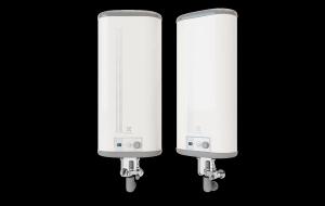 现代白色椭圆形热水器家用电器