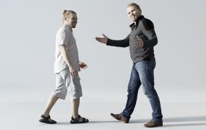 介绍对方的两个男人 人物