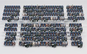 坐在剧院、影院和报告厅的人群 人物3d模型 坐在剧院、影院和报告厅的人群 人物