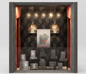 书店书籍展示橱窗