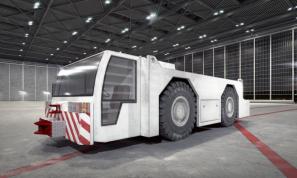 机场白色设备车 特种车3d模型 机场白色设备车 特种车