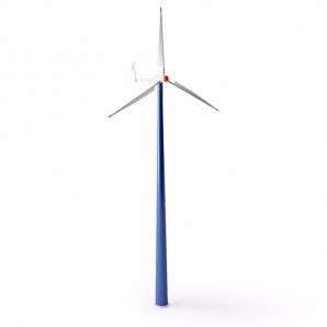 蓝色风力发电机 风电设备
