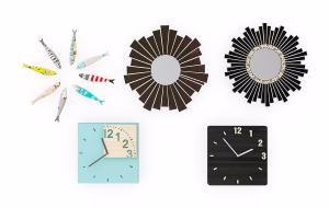 时尚创意钟表、墙饰挂饰组合
