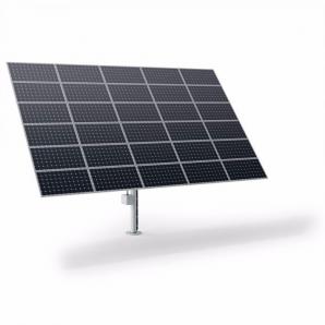 支起的家用太阳能板 发电板