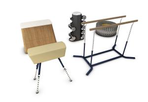 室内跳马、双杠、哑铃组合 体育健身器材