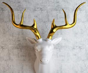 鹿头墙饰、挂件