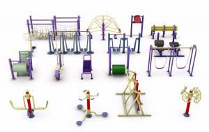 现代室外社区步行器体育健身器材组合