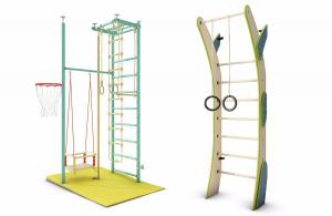 室内篮球投篮网、软梯健身器材