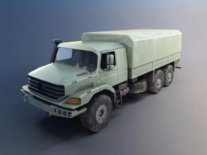 军用卡车3d模型 军用卡车
