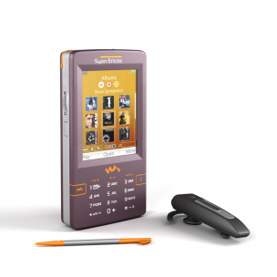 带手写笔的手机、无线耳机