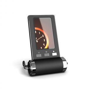 带支架的播放器