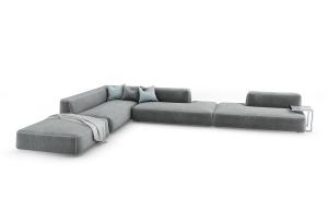 现代转角多人沙发、拼接长沙发